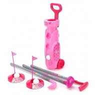 fun factory Barbie Trolley Golf Set